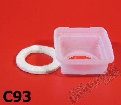 Lambretta Fuel Tank Splash Cup/Felt Ring Set Casa (93-C93x)