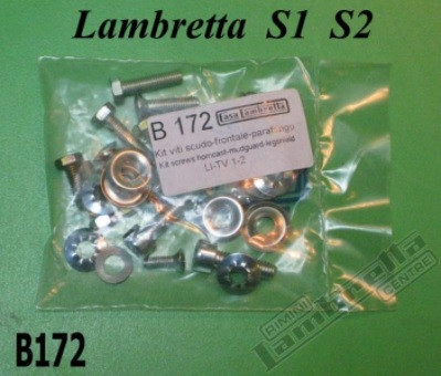 Lambretta Fender/Horncover/Legshield Hardware Kit S1/2 Casa (L0-37-B172)
