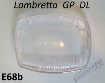 Lambretta Headlight lens Casa - INNOCENTI GP/DL (90-E68B)