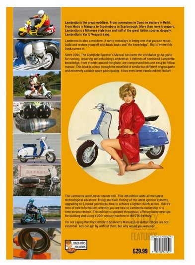 Lambretta Complete Spanner’s Manual - 4th Edition (DC-STICK04B)
