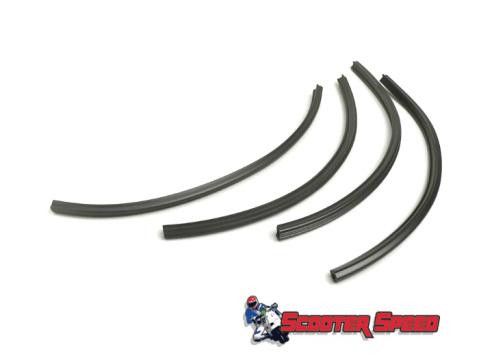 Lambretta Floorboard Runner Rubber Front Casa S3 - Black (70-C107/8013371)