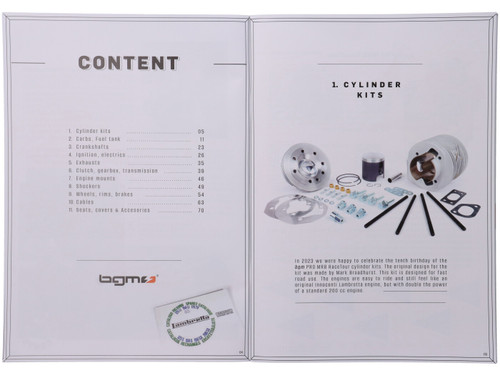 Lambretta Catalog Parts BGM 2024 - English (DC-BGMC24) Lambretta Catalog Parts BGM 2024 - English (DC-BGMC24)