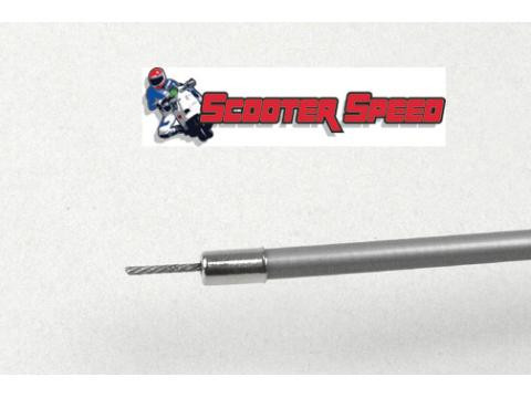 Universal Cable Throttle Long Aftermarket Carbs w/Housing Grey (CB6-62041000)