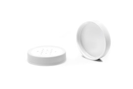 48-400 White 12 Hole F217 Lined Dispensing Cap 2DS0481PX