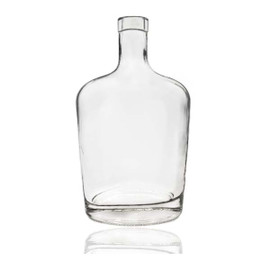 750ml Windsor Glass Liquor Bottle - 21.5mm Cork Top Finish (Case of 12) 1WIN7501PI