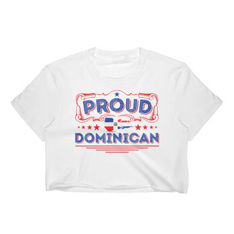 Dominican Short Sleeve Cropped T-Shirt 