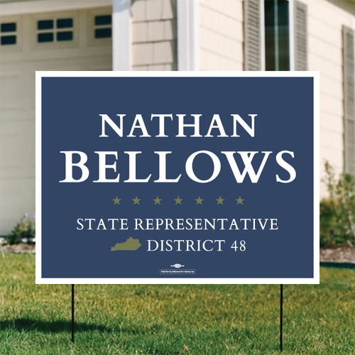 Nathan Bellows (24" x 18" Coroplast Yard Sign)