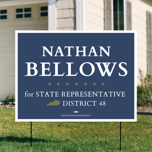 Nathan Bellows (24" x 18" Coroplast Yard Sign)