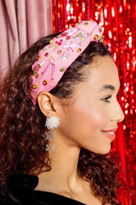 PINK CHAMPAGNE PARTY HEADBAND