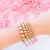6MM BEADED BRACELET - BEADED BLONDES (stacked image)