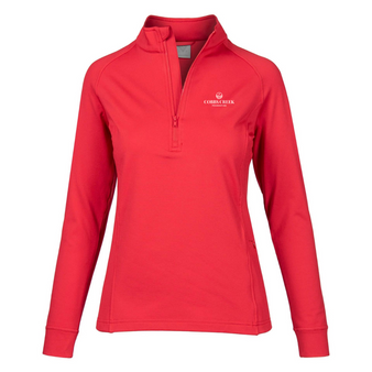 Essence 1/4-Zip in Flame Red