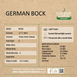 German Bock - High Gravity Wort Recipe