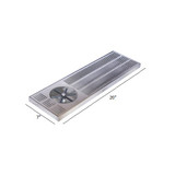 Drip Tray - Side Spray Glass Rinser With Drain