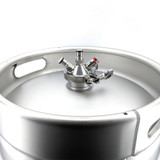 Ball Lock Tapping Head to 2" Tri-Clamp (Commercial Keg Adaptor) Ball Lock Tapping Head to 2" Tri-Clamp (Commercial Keg Adaptor)