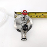 Ball Lock Tapping Head to 2" Tri-Clamp (Commercial Keg Adaptor) Ball Lock Tapping Head to 2" Tri-Clamp (Commercial Keg Adaptor)