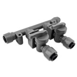 Duotight 8mm x 2-Way Manifold with Check & Isolation Valves