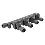 Duotight 8mm x 4-Way Manifold with Check & Isolation Valves