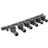 Duotight 8mm x 6-Way Manifold with Check & Isolation Valves