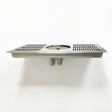 Drip Tray - Centre Spray Glass Rinser With Drain