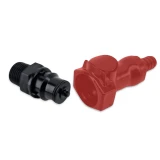 JoinTech Male Connector with Auto Shut Off x 1/2" BSPT Male