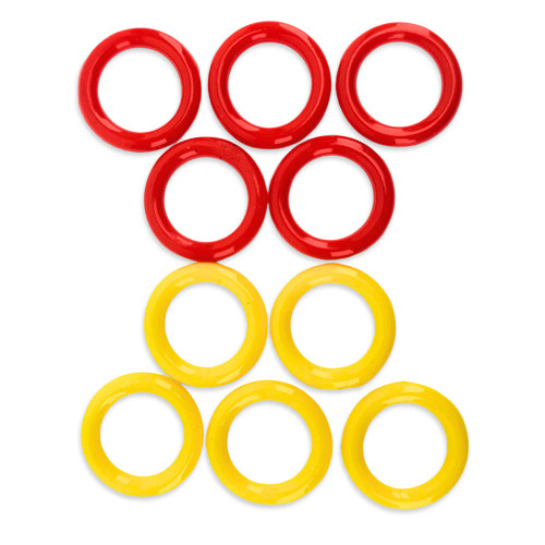 Keg Post O-Rings - 10 Pack of Colour Coded Silicone