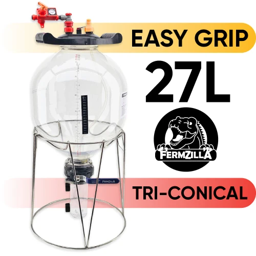 FermZilla - 27L - Tri-Conical Easy-Grip Pressure Fermenter Starter Kit