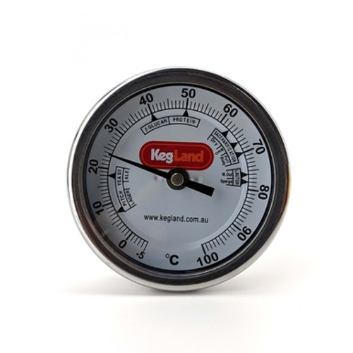 Thermometer - Weldless with 42mm Probe