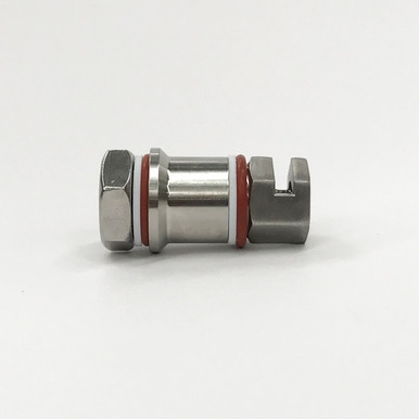 Whirlpool Fitting with Bulkhead - 1/2" MPT