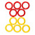 Keg Post O-Rings - 10 Pack of Colour Coded Silicone