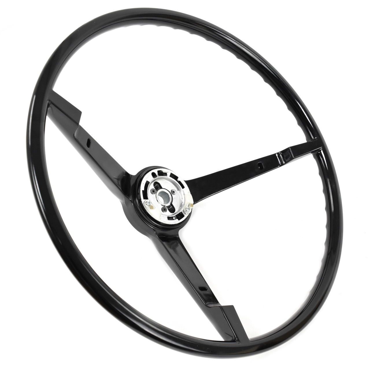 Steering Wheel For Alternator 3-Spoke Black [FM-ES008]