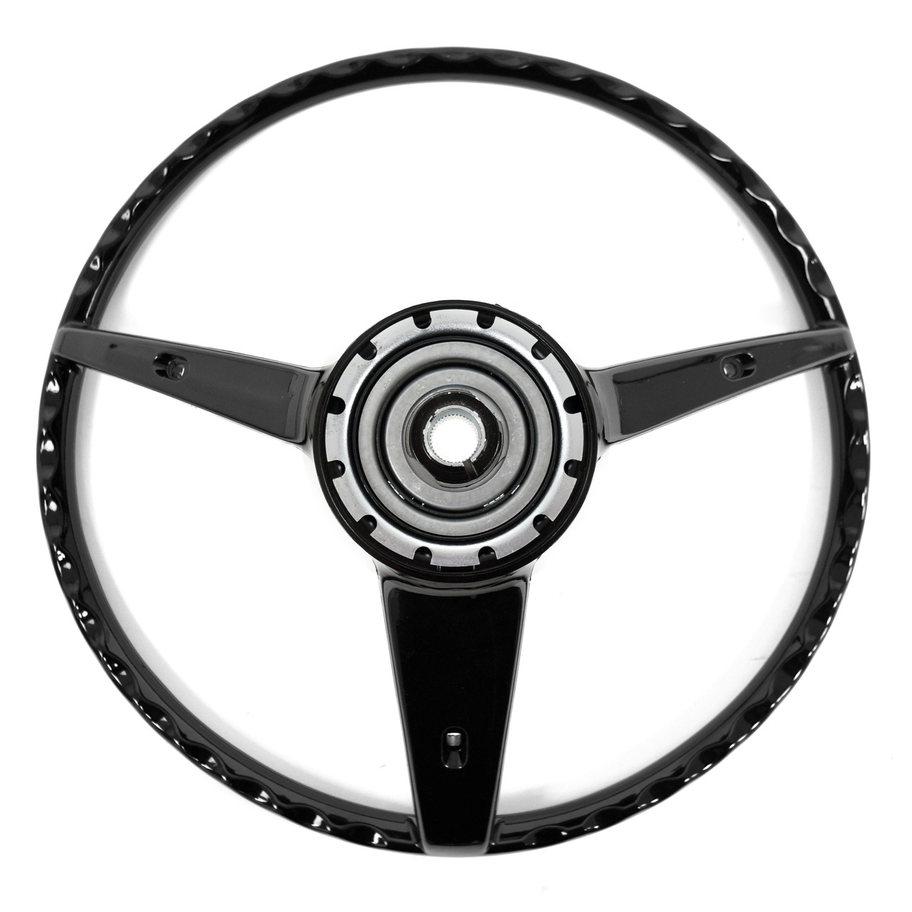 ACP Steering Wheel Rim Blow 3-Spoke Deluxe Woodgrain [FM-ES008ED]