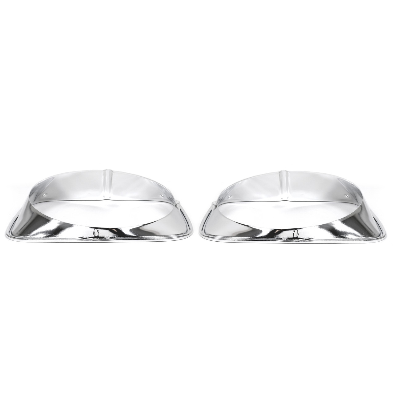 Headlight Door Polished Aluminum Pair [FM-BH008F]