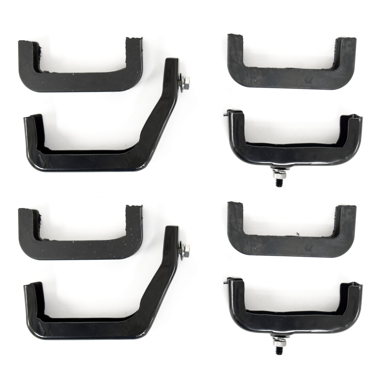 MaxCore Radiator Bracket Set 8 pcs Black For 3.25 Inch Thick Tanks [FB-ER302A]