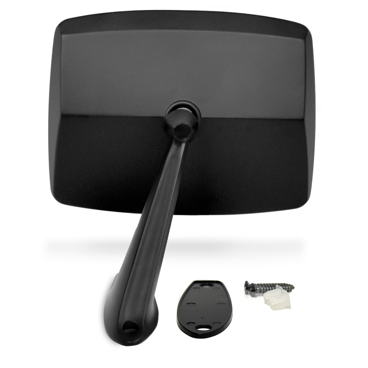 Outside Mirror Black Passenger Side With Convex Glass [FB-BM007A]