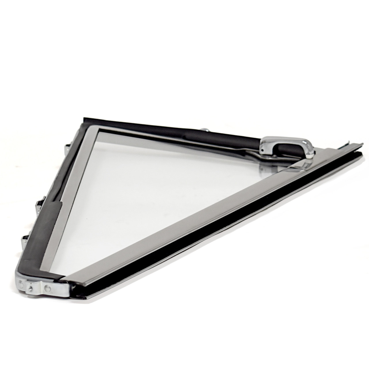 Vent Window Assembly Chrome Clear Glass Driver Side [FB-VW001L]
