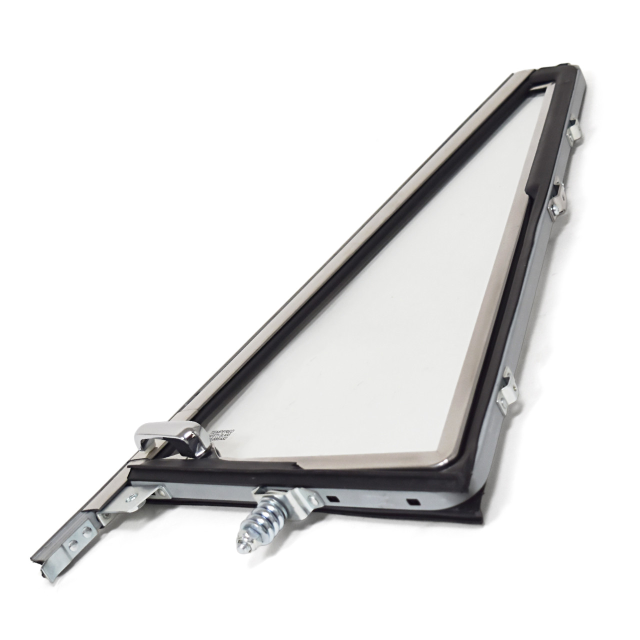 Vent Window Assembly Chrome Clear Glass Driver Side [FB-VW001L]