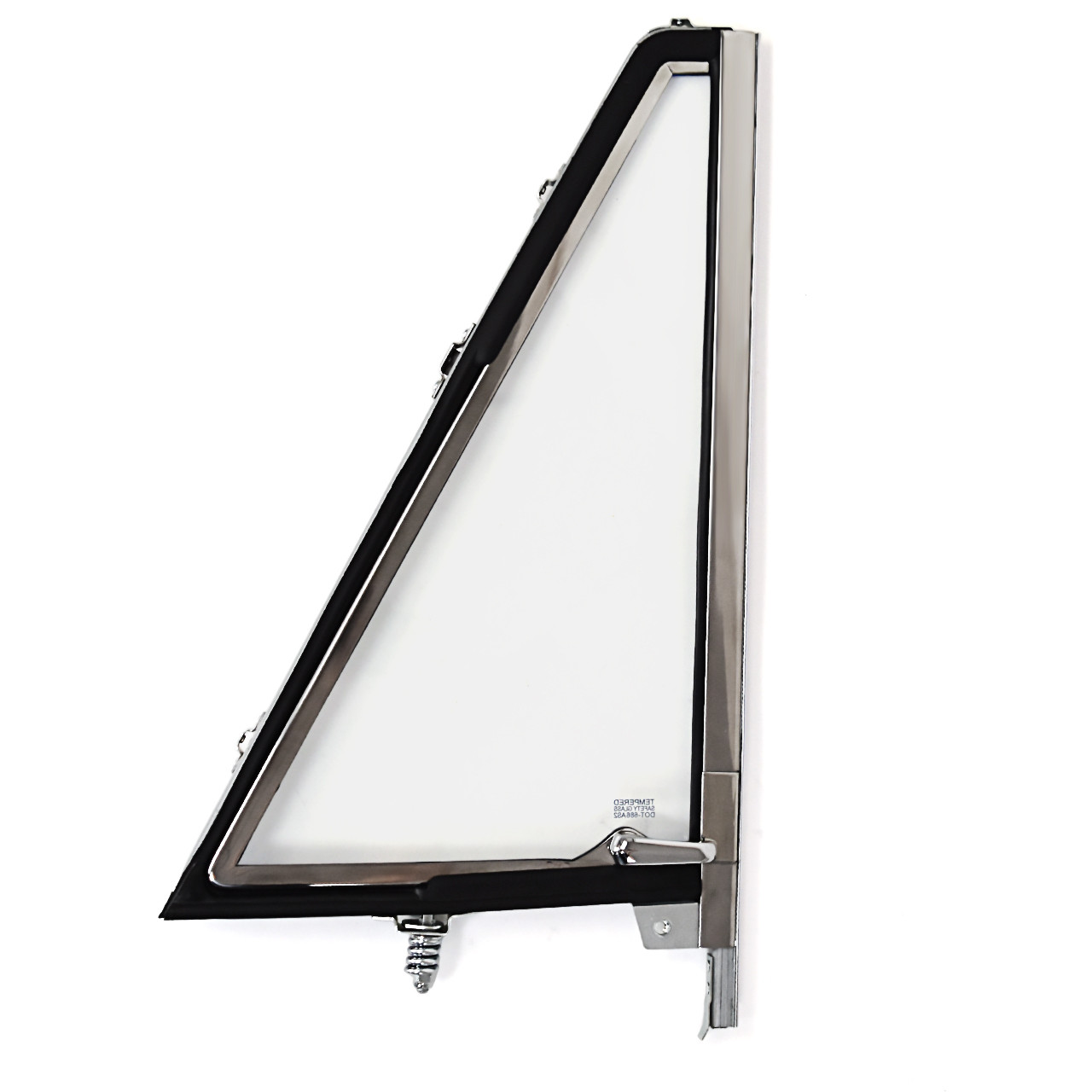 Vent Window Assembly Chrome Clear Glass Passenger Side [FB-VW001R]