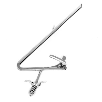 Vent Window Glass Frame With Chrome Handle Passenger Side [FM-BVW01BR]