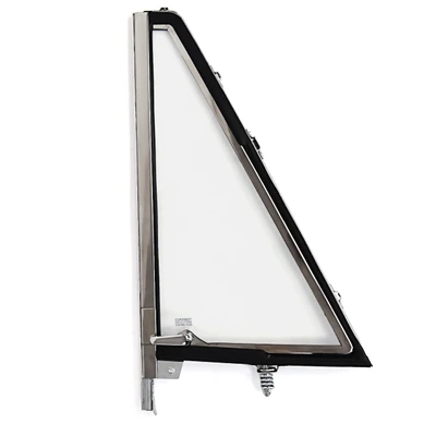 Vent Window Assembly Chrome Clear Glass Driver Side [FB-VW001L]