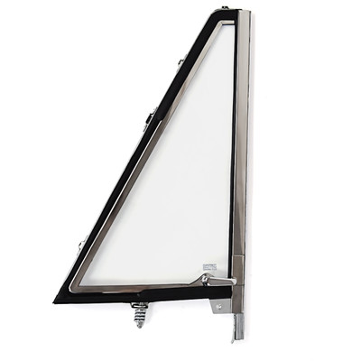 Vent Window Assembly Chrome Clear Glass Passenger Side [FB-VW001R]