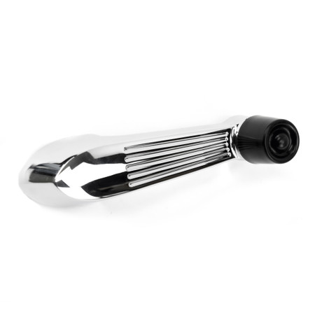 Door Window Handle With Black Knob & Clip Driver or Passenger Side [FP-BW051]