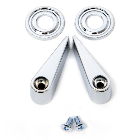 Seat Latch Handle Set With Flat Bezels [FM-BS005]