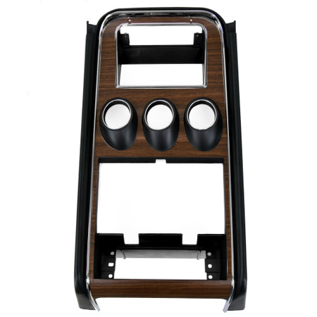 Dash Trim Center With Gauge Openings Deluxe Woodgrain [FM-BI009D]