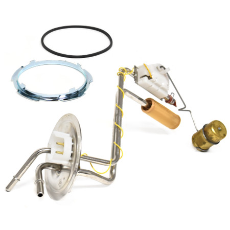 Fuel Sending Unit For 19 Gallon Mid Frame Tank Non-EFI 73-10 Ohm Range 3/8" w/ Return Stainless [FP-FSU87B]