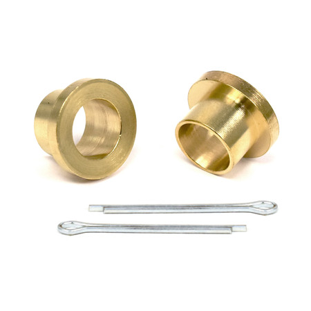 Clutch Rod Bushing Brass 3/8 Inch ID With Cotter Pin Pair [FM-EC005A]