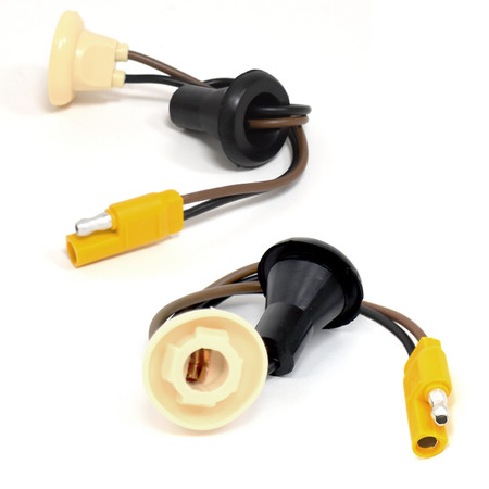 Front Marker Light Pigtail Socket And Wire Harness Pair [FB-BM005]