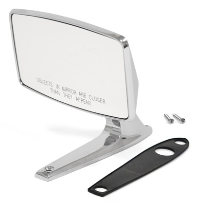 Outside Mirror Chrome Passenger Side With Convex Glass [FM-BM004V]