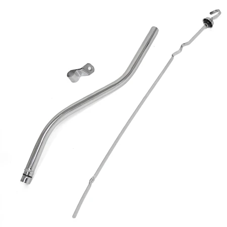 C4 Transmission Dipstick Chrome Tube and Bracket 289/302 [FM-ET018]