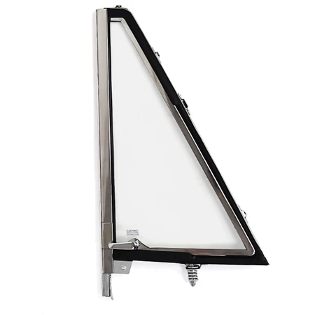 Vent Window Assembly Chrome Clear Glass Driver Side [FB-VW001L]