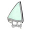 Quarter Window Assembly Coupe Tinted Glass Passenger Side [FM-BW036R-T]